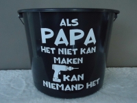 Emmer "Als papa het niet kan maken".
